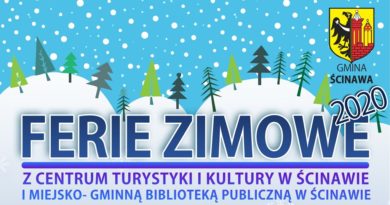 Ferie w Ścinawie: aktywnie i twórczo! Ferie w Ścinawie: aktywnie i twórczo!